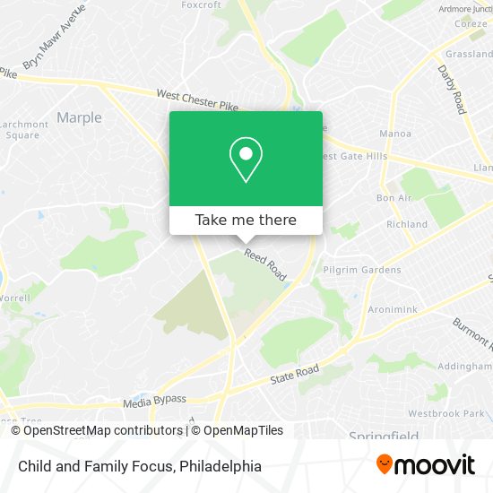 Child and Family Focus map