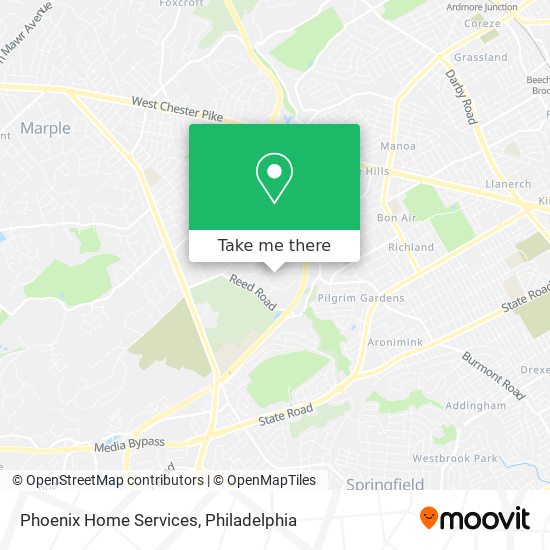 Mapa de Phoenix Home Services