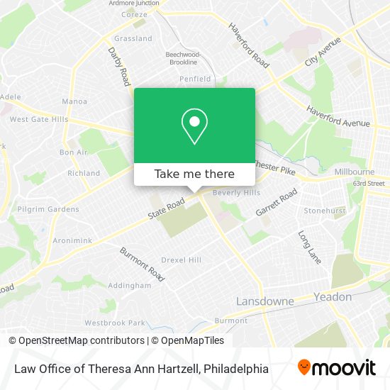 Mapa de Law Office of Theresa Ann Hartzell