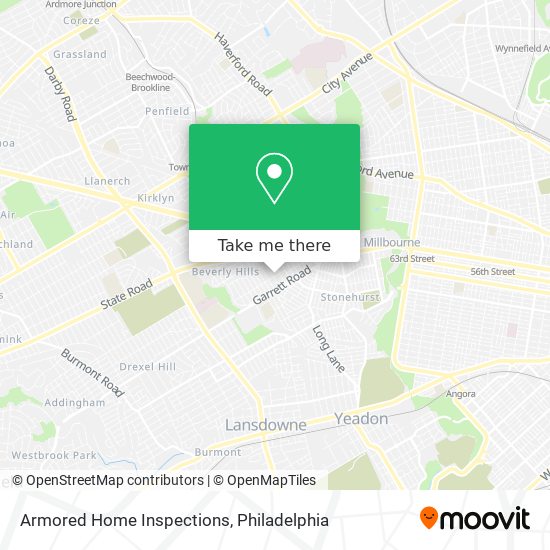 Armored Home Inspections map