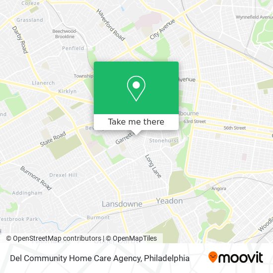 Mapa de Del Community Home Care Agency