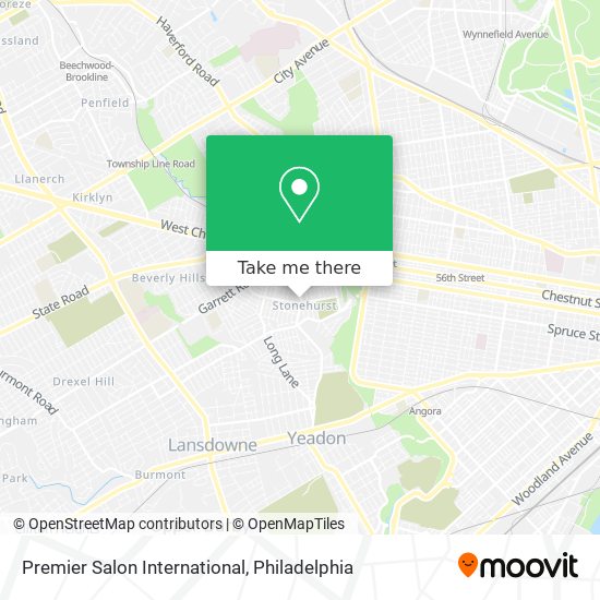 Premier Salon International map