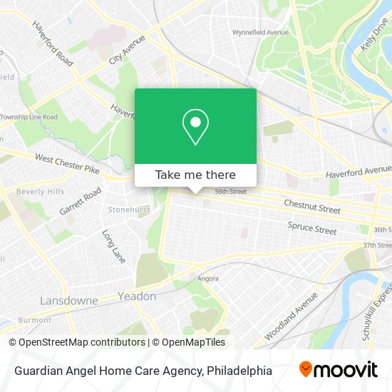 Mapa de Guardian Angel Home Care Agency