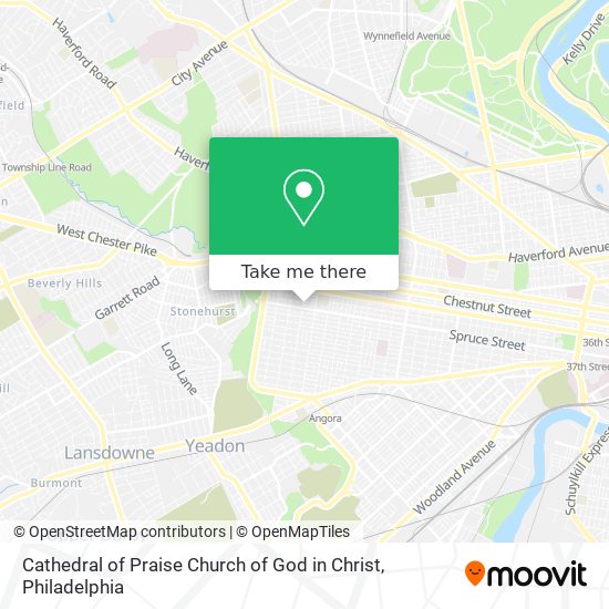 Cathedral of Praise Church of God in Christ map