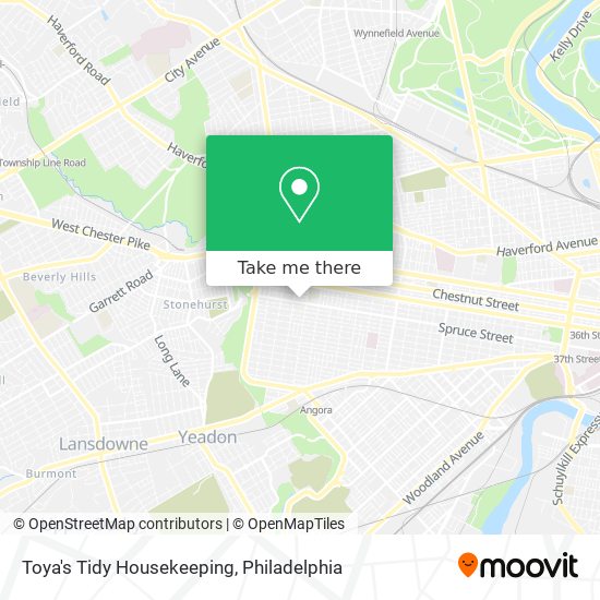 Mapa de Toya's Tidy Housekeeping