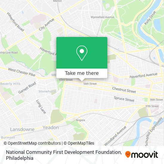 National Community First Development Foundation map