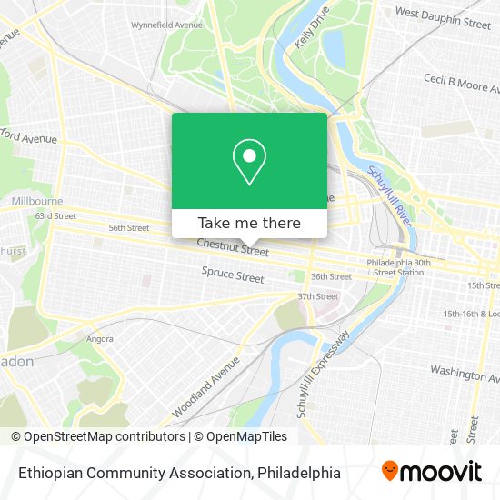 Ethiopian Community Association map