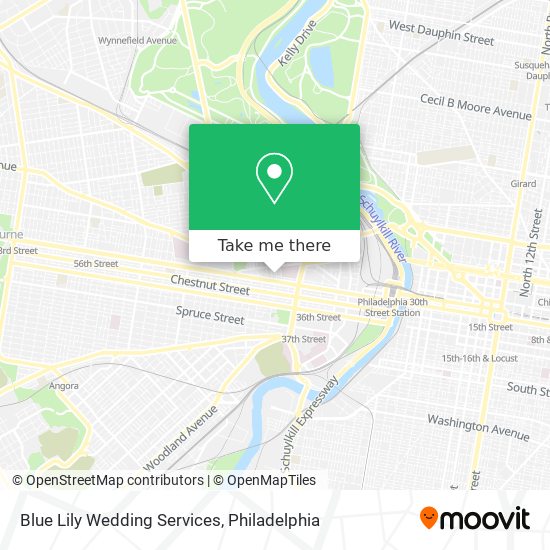 Mapa de Blue Lily Wedding Services