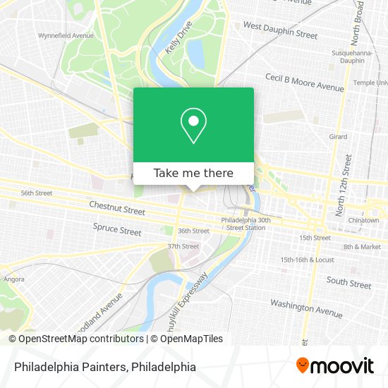 Mapa de Philadelphia Painters