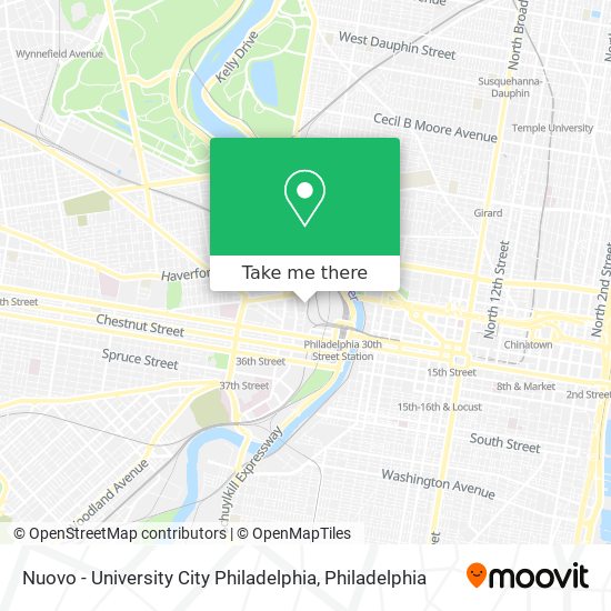 Mapa de Nuovo - University City Philadelphia