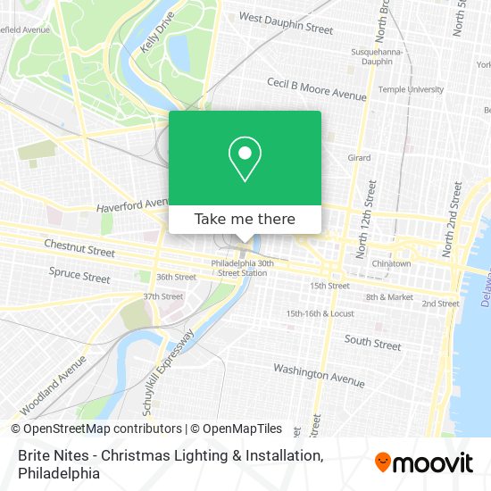Brite Nites - Christmas Lighting & Installation map