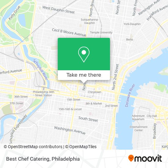 Best Chef Catering map
