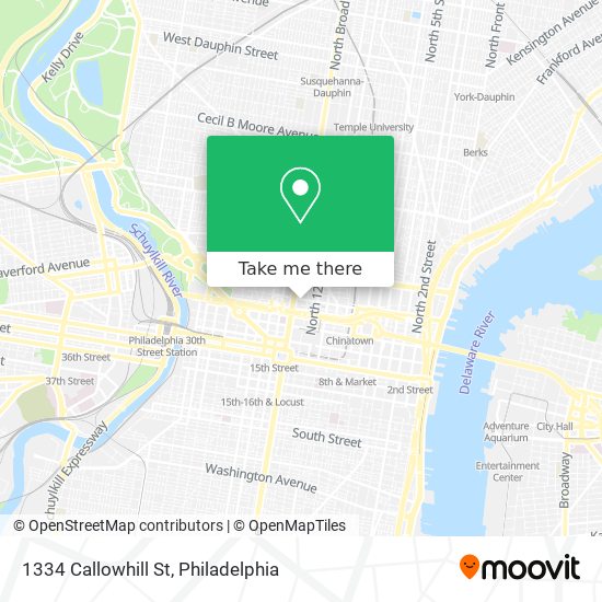 1334 Callowhill St map