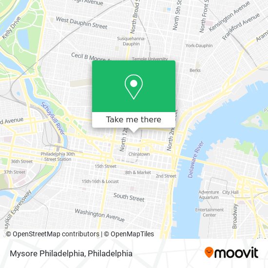 Mysore Philadelphia map