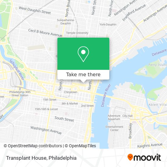 Transplant House map