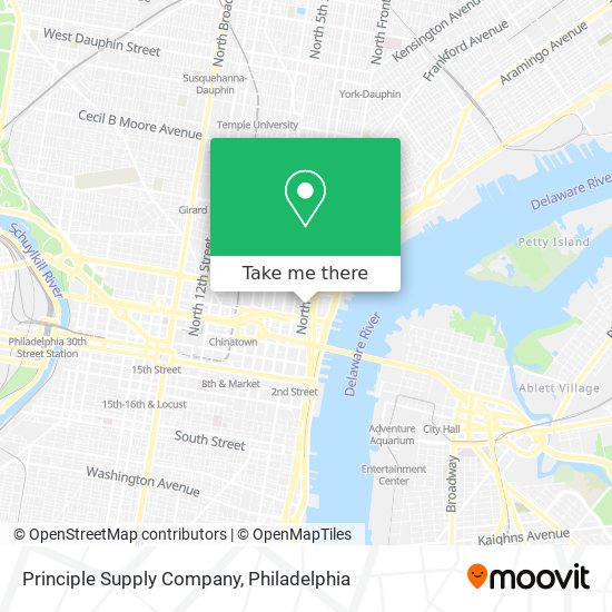 Principle Supply Company map