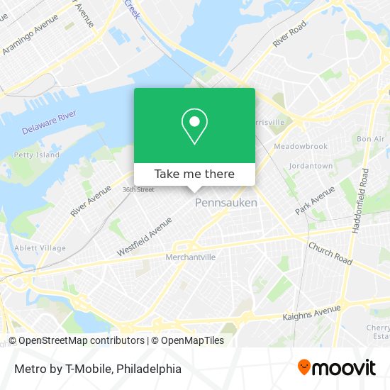 Metro by T-Mobile map