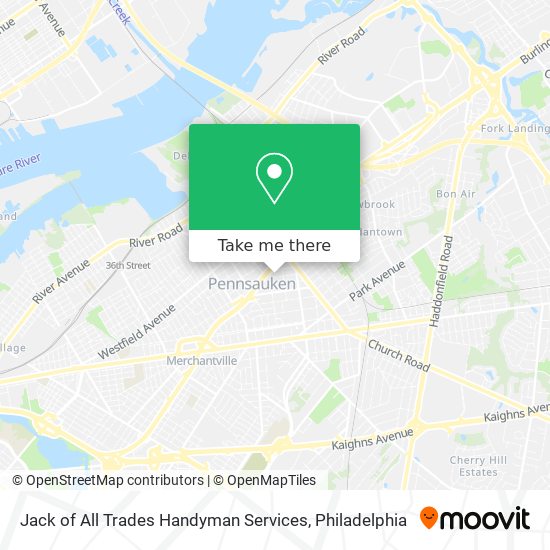 Mapa de Jack of All Trades Handyman Services