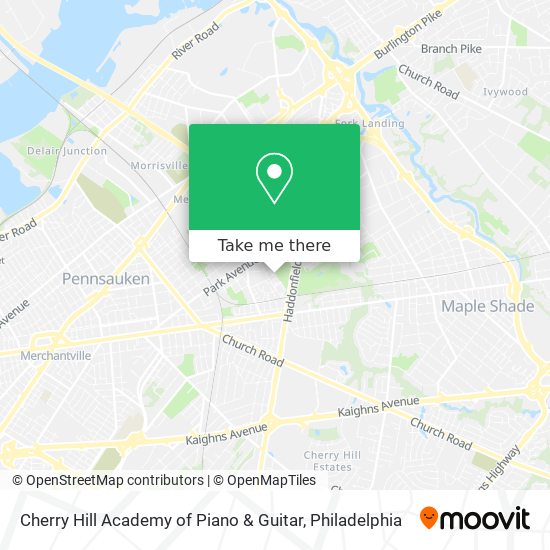 Cherry Hill Academy of Piano & Guitar map