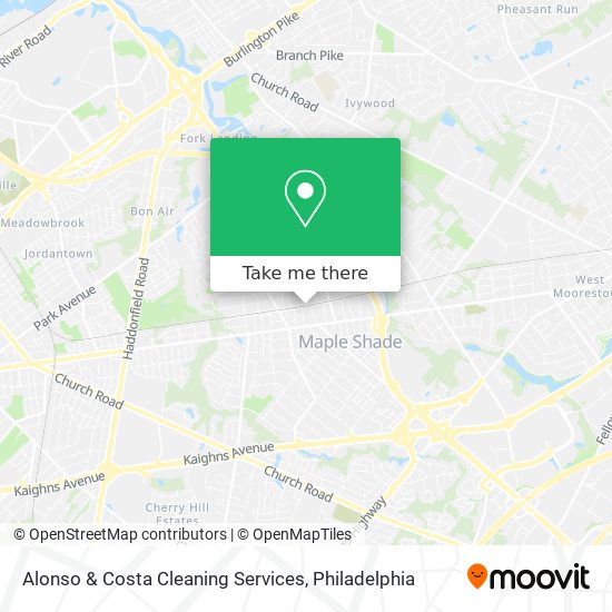 Alonso & Costa Cleaning Services map