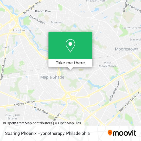 Soaring Phoenix Hypnotherapy map