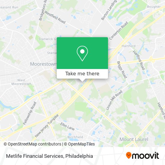 Metlife Financial Services map