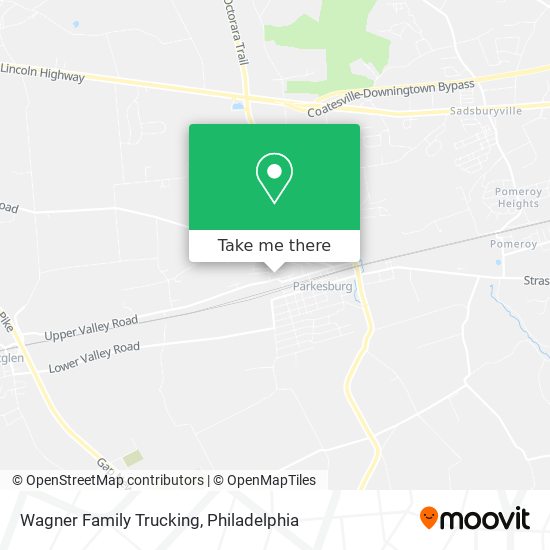 Wagner Family Trucking map