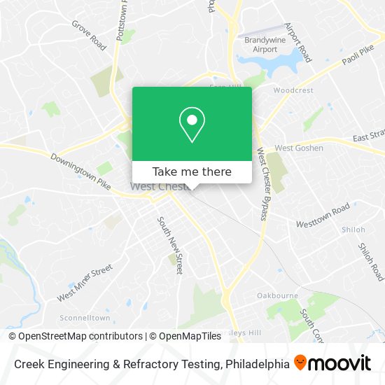 Mapa de Creek Engineering & Refractory Testing