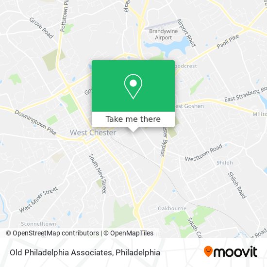 Mapa de Old Philadelphia Associates