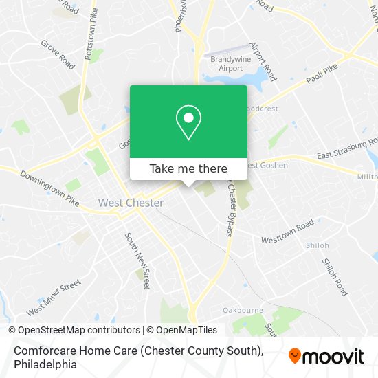 Comforcare Home Care (Chester County South) map