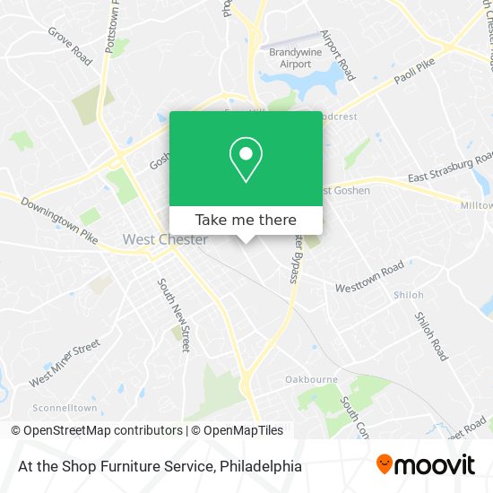 At the Shop Furniture Service map