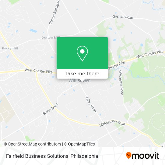 Fairfield Business Solutions map