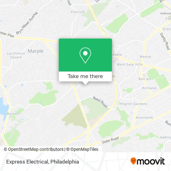 Express Electrical map