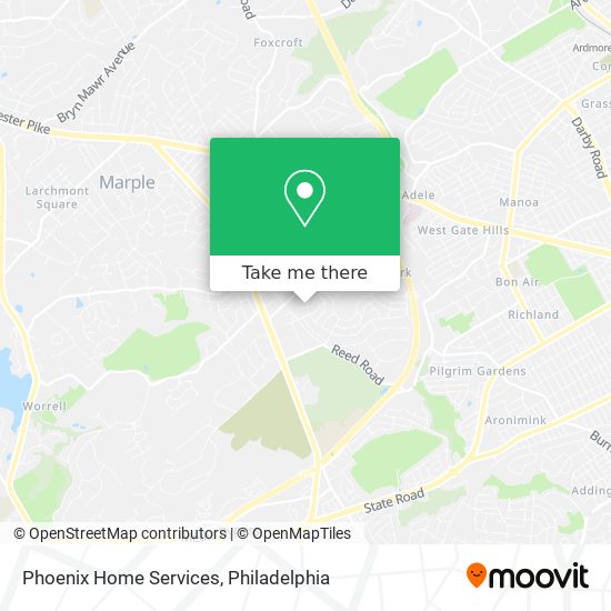 Phoenix Home Services map