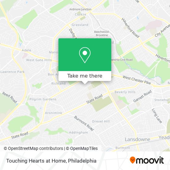 Touching Hearts at Home map