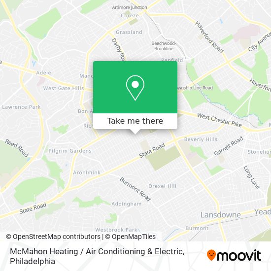 McMahon Heating / Air Conditioning & Electric map