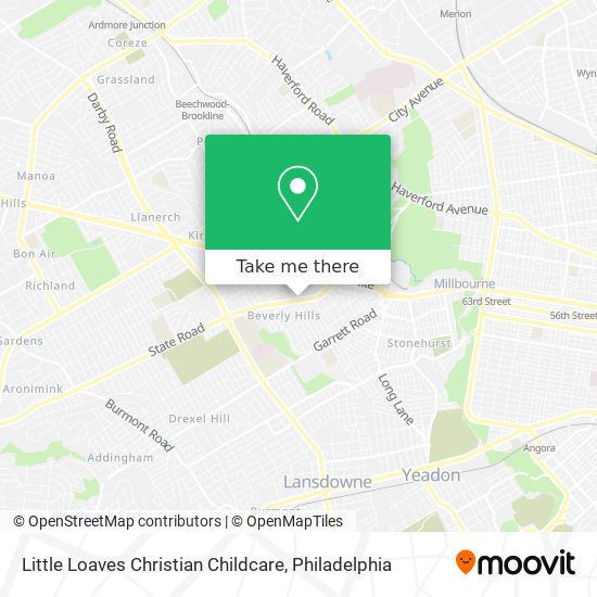 Mapa de Little Loaves Christian Childcare