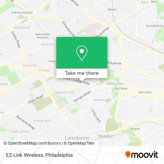 EZ-Link Wireless map