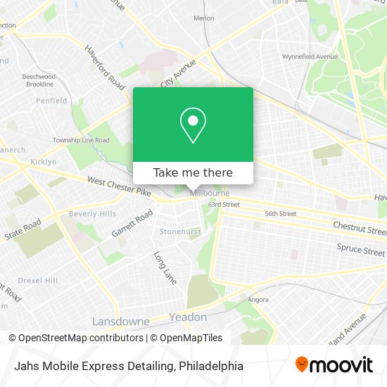 Jahs Mobile Express Detailing map