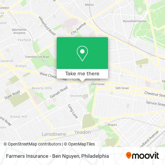Farmers Insurance - Ben Nguyen map