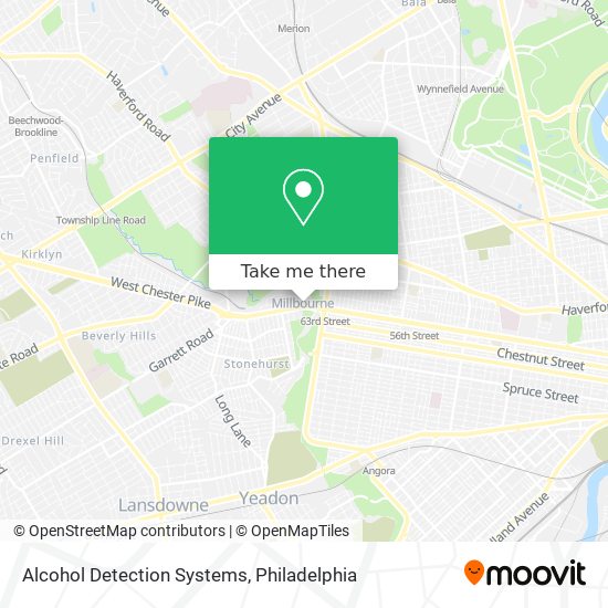 Alcohol Detection Systems map