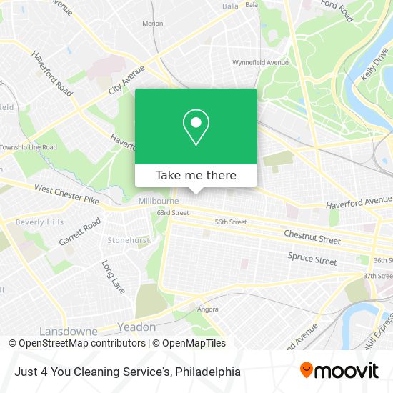 Mapa de Just 4 You Cleaning Service's