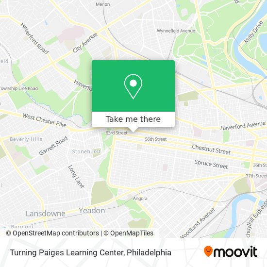 Mapa de Turning Paiges Learning Center