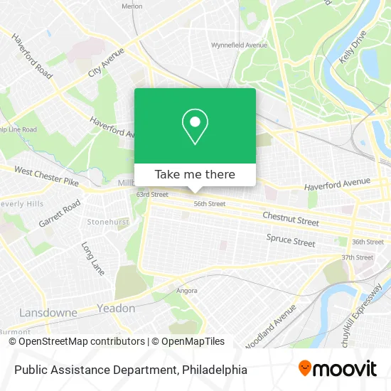 Public Assistance Department map