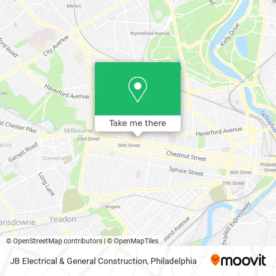 JB Electrical & General Construction map