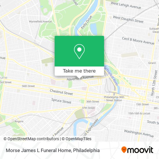 Morse James L Funeral Home map