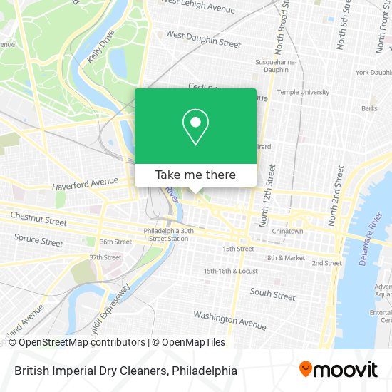 British Imperial Dry Cleaners map