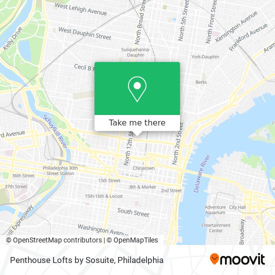 Penthouse Lofts by Sosuite map