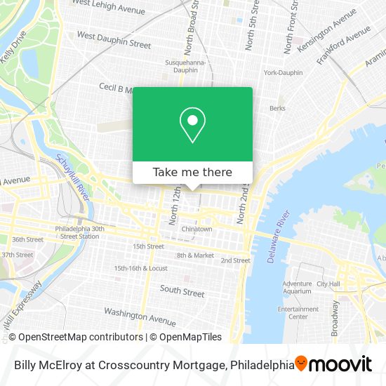 Mapa de Billy McElroy at Crosscountry Mortgage