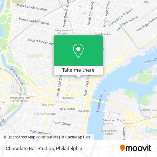 Mapa de Chocolate Bar Studios